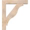 Ekena Millwork Funston Block Smooth Bracket w/ Offset Brace, Douglas Fir, 7 1/2"W x 38"D x 44"H BKT0806X38X44FST05SDF - alternate 4